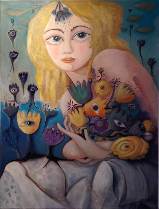 Blumige: Gemälde von Marion Lucka (2009)